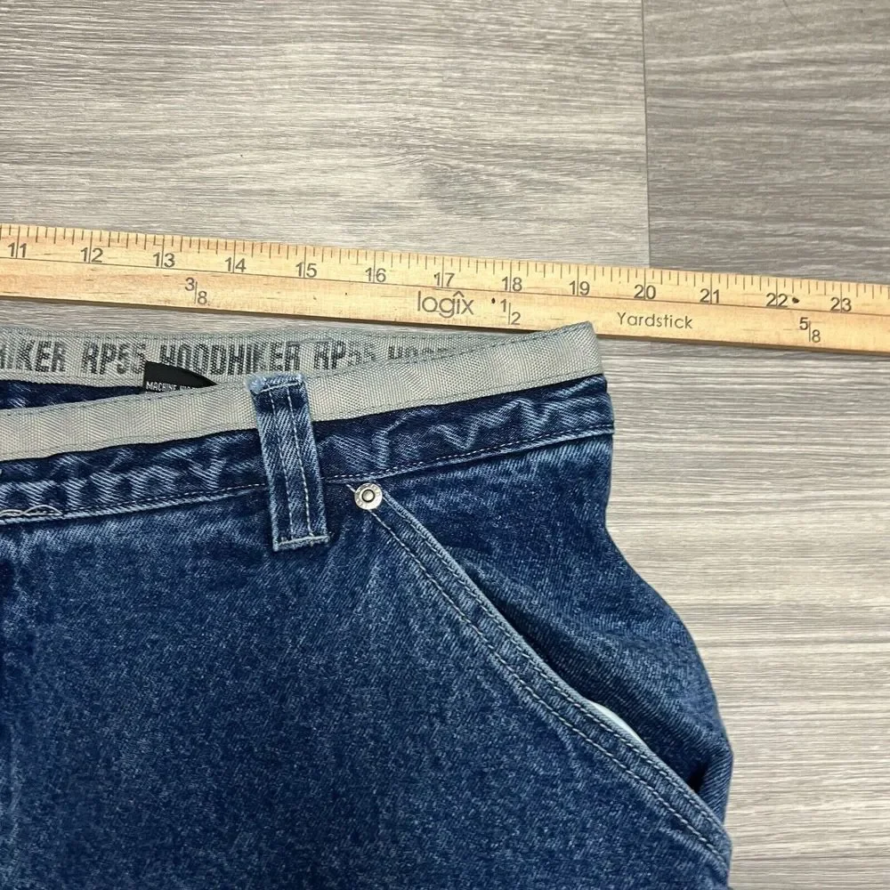 Vintage Jeans Mens 38x33 Blue Baggy Rave‎ Cargo Skate Y2K Cyber Jnco Southpole